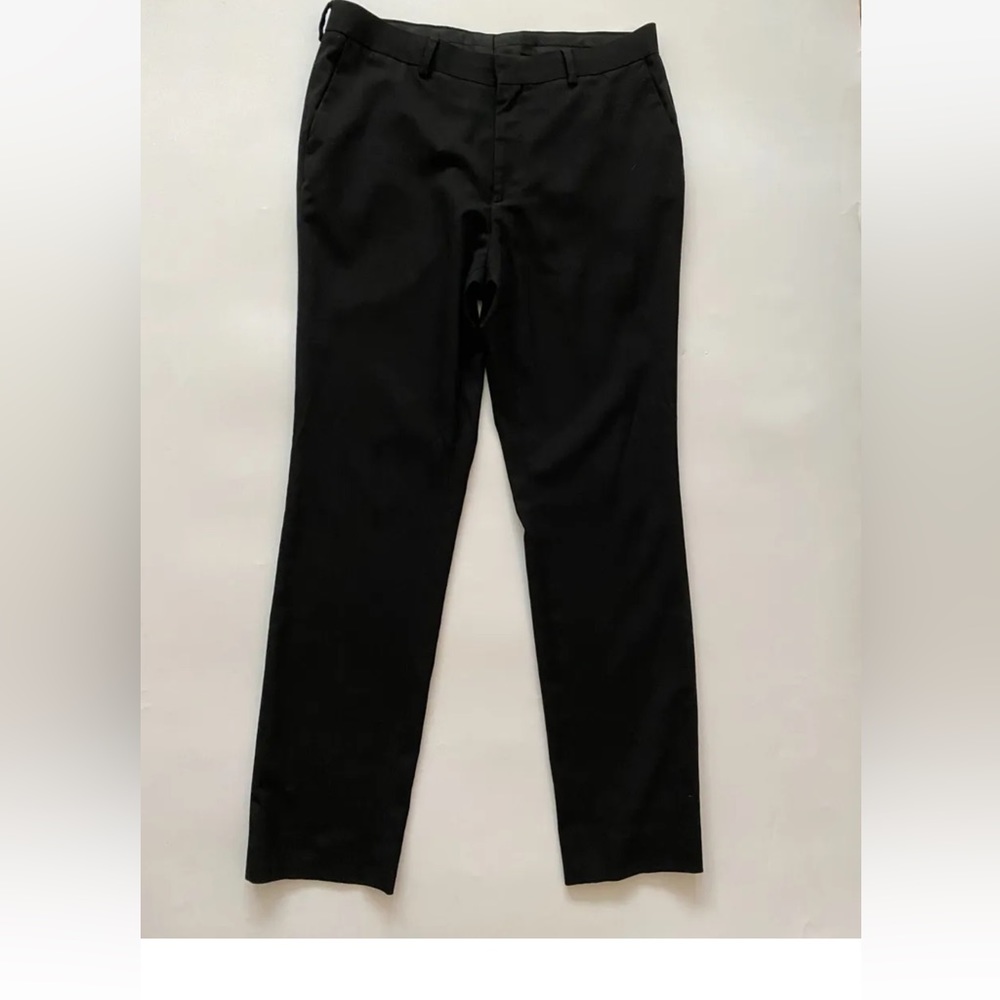 Mens New Look Black Trousers Size 34R - Picture 1 of 5
